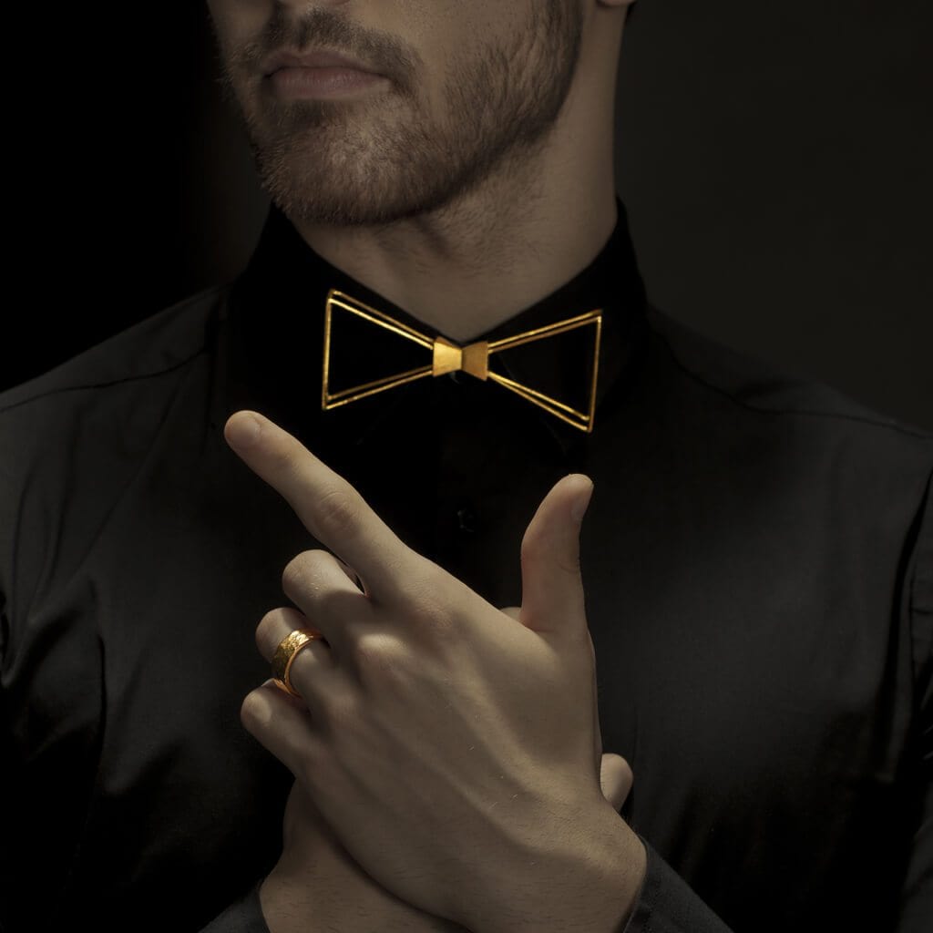 The Structural Bowtie Men's Formal Office Party Wear Saba