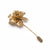 The Rosette Gold Polished Lapel Pins for Men