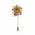 The Rosette Gold Polished Lapel Pins for Men