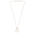 Women's Necklace Hanging Tripod made with Sterling Silver Gold Plated