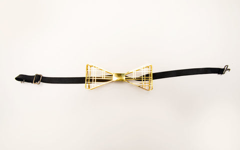 The ashlar bowtie-18k Gold plated