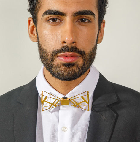 Ell BowTie-18K Gold Plated