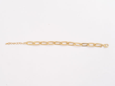 Chain Link Bracelet-18k Gold plated