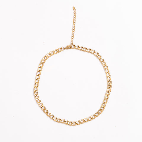 Circlet interlinked chain-18K Gold Plated