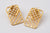 Framework Earrings-18K Gold Plated