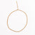 Oval link chain-18k Gold plated