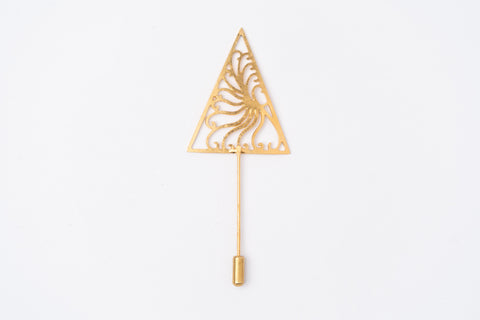 Winged Lapel Pin-18k Gold plated