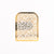 Gold Fretwork Pocket square & Lapelpin Gift Set